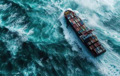 Schwere Winterstürme im Nordatlantik beeinträchtigen Seetransporte in die USA